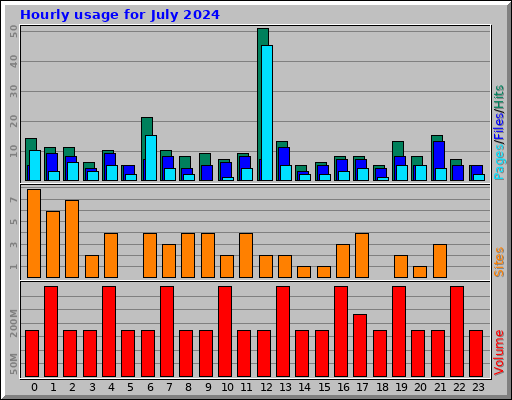 Hourly usage for July 2024 Hourly usage for July 2024