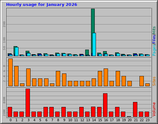 Hourly usage for January 2026 Hourly usage for January 2026